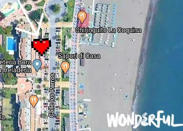 Apartamento Lola Y Manuela En Primera Línea Playa Carihuela Con Excelente Terraza-jardin De 80 M2 Frente Al Mar Con Aparcamiento Privado Ideal Descansar Oyendo Olas Del Mar *